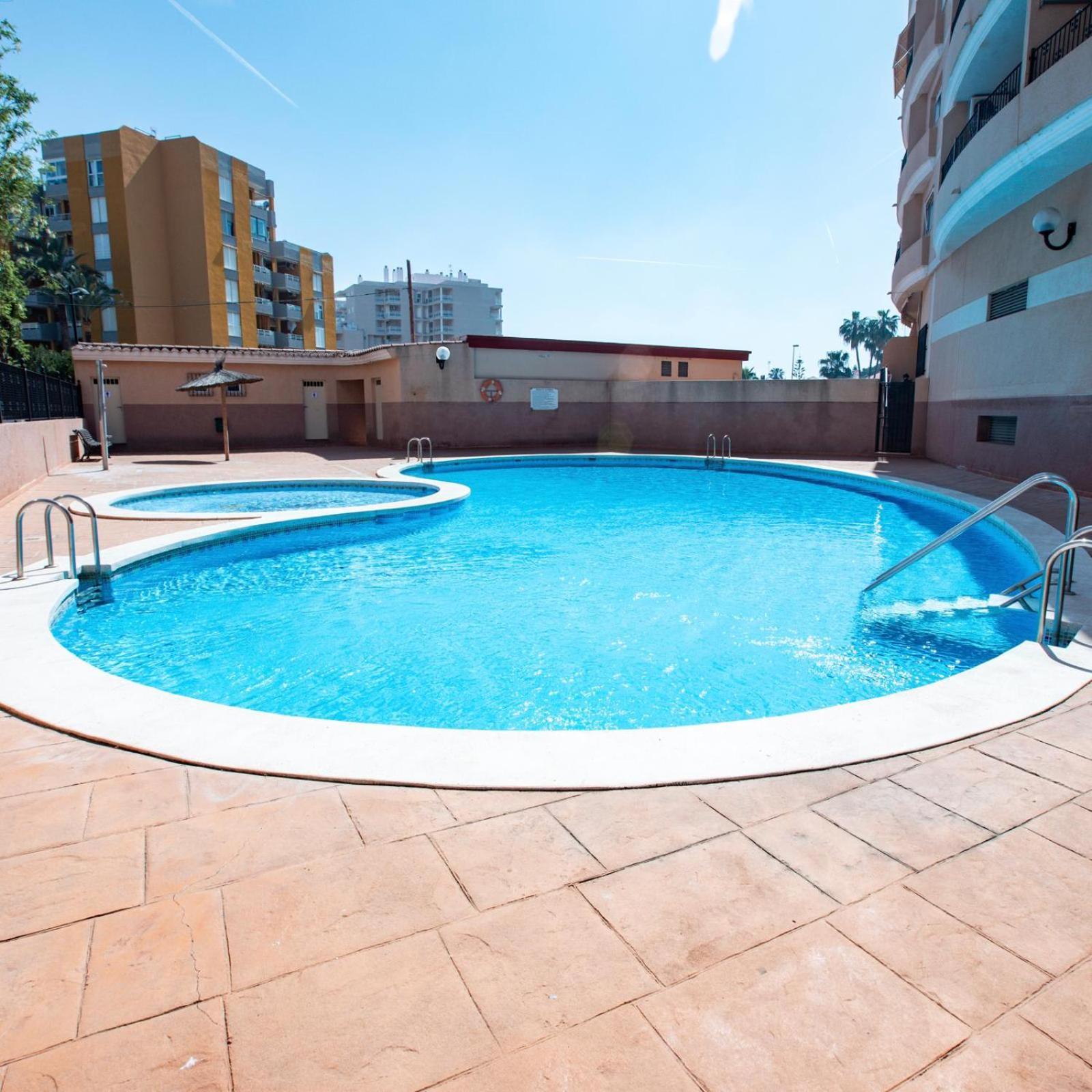 Perla De Mar - Atico Con Amplia Terraza 40M2, Piscina Y Parking En Playa Canet Canet d'En Berenguer Buitenkant foto